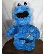 Cookie Monster Plush Talking Singing Vibrates VIDEO Hasbro 2014 Sesame S... - $24.99