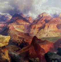 The Grand Canyon Landscape 1979 Old American West Art Print Thomas Moran LGAD98 - £39.95 GBP