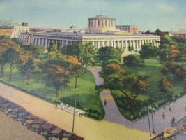 Vintage Columbus OHIO OH Postcard State Capitol and Grounds 35079 - £9.29 GBP