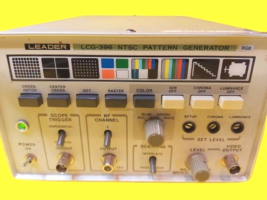  LEADER LCG-396 NTSC PATTERN GENERATOR 75% COLOR BARS ALIGNING TROUBLESH... - $2,495.88 MXN