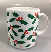 Waechtersbach Christmas Holly Berries White Coffee Tea Mug Holiday 12 oz... - £16.56 GBP