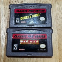 Nintendo Game Boy Advance Classic NES Series Games Donkey Kong and Pac-Man - £32.61 GBP