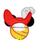 Mickey Captain Hook Machine Embroidery Applique Designs - £3.12 GBP