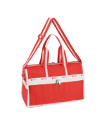 LeSportsac Spectator Rouge Red Deluxe Medium Weekender Crossbody Bag, 2 ... - $109.99