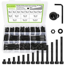 900Pcs M4 Nuts And Bolts Assortment Kit 4Mm-45Mm, Upgraded Zinc Plated 12.9 - $32.99
