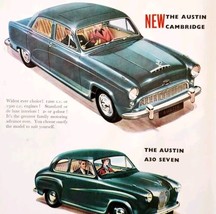 1954 Austin Cambridge A30 7 Import Advertisement Autocar Automobilia DWPP12A - £31.66 GBP