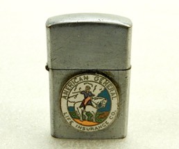 American General Vintage Advertising Lighter, Flip-Top Case, Thomas D. M... - $19.55