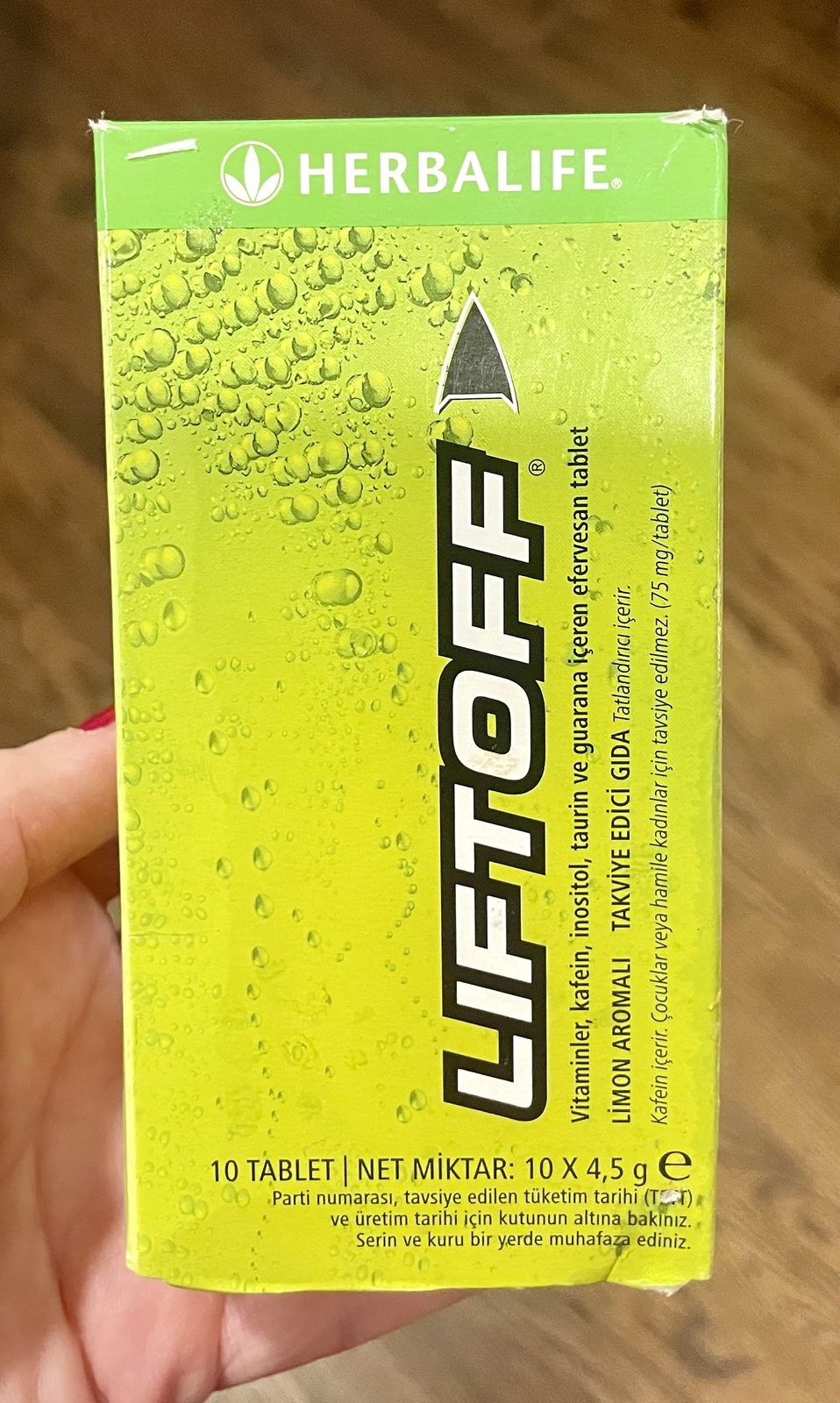 Herbalife Lemon Lime Liftoff Tablets ex 2025