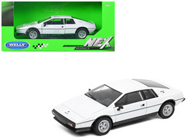 Lotus Esprit S2 Type 79 White &quot;NEX Models&quot; Series 1/24 Diecast Model Car by Well - $41.42