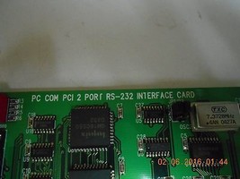 PC Com PCI 2 Port RS-232 Interface Card PCI - $236.55