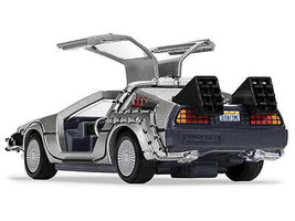 DMC DeLorean Time Machine w Doc Brown Figure Back to the Future 1985 Movie Dieca - £40.59 GBP