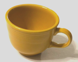 Fiesta Yellow HLC USA Vintage 80s Homer Laughlin Lead Free Retired Teacup 3.5&quot; - £6.69 GBP