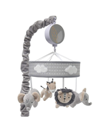 Lambs &amp; Ivy Jungle Safari Musical Baby Crib Mobile - Gray, Beige, White,... - £62.15 GBP