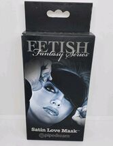 Fetish Fantasy Series Limited Edition Black Satin Love Mask (SEALED) image 2