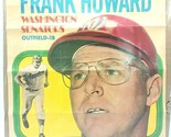1970 Frank Howard Topps Béisbol TCG Póster Gigante Intercambio Tarjeta #22 - $3.52