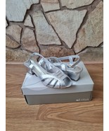Lotus Silver Strappy Block Heel Sandal For Women Size 4uk/37 Eur Express... - £21.23 GBP