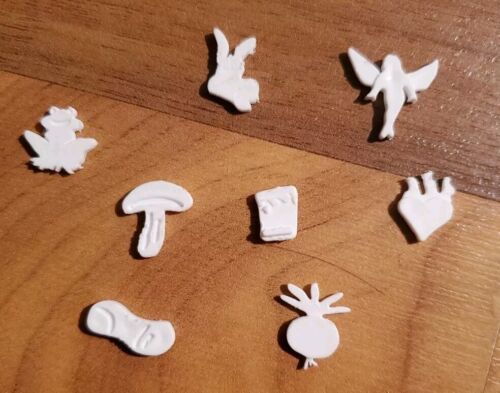 Lot Of 8 Shrek Operation Game Replacement Pieces Part Pixie Fungus Donkey Parts - $10.88