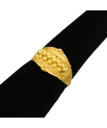 22cts stamp indian gold mood ring size us 11.5 mother bestseller jewelry - €561,00 EUR