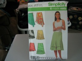 Simplicity 5005 Misses Variety of Skirts Pattern - Size 4/6/8/10 Waist 2... - £6.35 GBP
