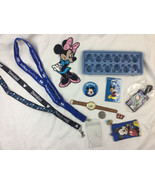 Junk Drawer Lot Buttons Pins ice cube tray Disney Lanyard Mickey craft /... - £15.64 GBP