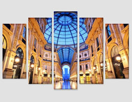 The Galleria Vittorio Emanuele II in Milan Canvas Print Milan Architecture Milan - £39.29 GBP