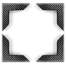 Crop-A-Dile III Main Squeeze Corner Embossing Plates: Iron Stripes - $9.95