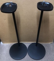 Sonos Pair Black 33&quot; Speaker Floor Stands for One, One SL, or PLAY:1 SS1... - $139.99