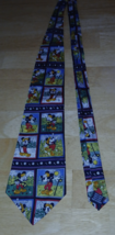 MICKEY UNLIMITED DISNEY 100% SILK MEN'S NECK TIE-WORN ONCE-58"x3.75"-GREAT - $9.99