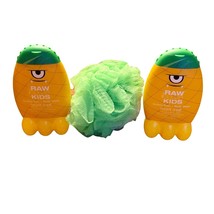 Raw Sugar Kids Bubble Bath and Body Wash Bundle: (Pineapple Orange) - £47.95 GBP