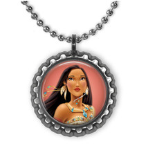 Disney Princess POCAHONTAS 3D Bottle Cap Necklace | Gift for Girls - $5.95