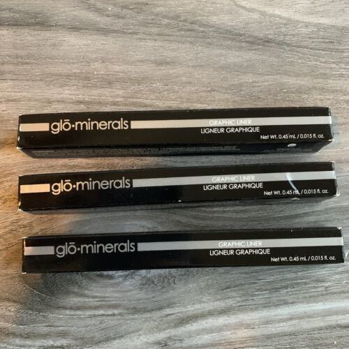 Primary image for Glominerals Glo Minerals Graphic Liner Black/Brown NEW in BOX Lot Of 3