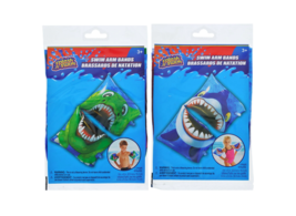 Shark Splash-N-Swim Printed Inflatable Arm Bands Summer pool beach party - £4.01 GBP