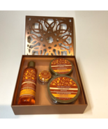 The Body Shop Candied Ginger GIFT SET Body Butter Scrub Shower Gel Lip B... - £67.79 GBP