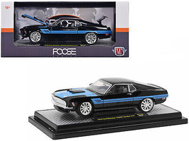 1970 Ford Mustang Gambler 514 Black w Blue Stripes Foose Limited Edition to 6650 - £41.02 GBP