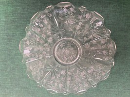 Fostoria Crystal CHINTZ Baroque Shape Torte Platter 14 1/4&quot; - £39.10 GBP