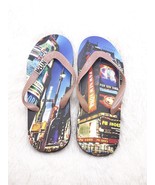 NYPW Women&#39;s &quot;NEW YORK CITY GRAPHICS&quot; Thong Flip Flops (Size Small 5- 6)... - $20.24 CAD