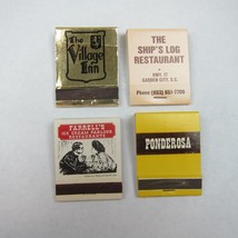 4 Vintage Matchbooks The Village Inn The Ships Log Farrell&#39;s Ice Cream P... - £15.84 GBP