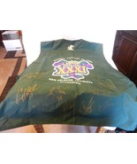 1996 Green Bay Packers Autographed Super Bowl 31 Photo Vest, Signed by 8... - £1,596.71 GBP