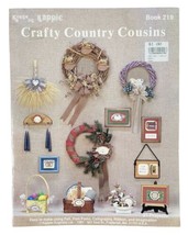 VTG Kount on Kappie Book 219 CRAFTY COUNTRY COUSINS Counted Cross Stitch... - £4.58 GBP