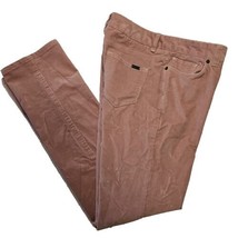 LL Bean Corduroy Pants Womens 8 M 32.5L Soft Pink Favorite Fit Stretch Straight - £17.91 GBP