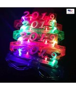 2019 New Year Party LED Flashing Shade Sunglasses Light Up Glasses Glowi... - £4.73 GBP