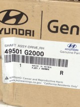 New OEM Genuine Hyundai Front CV Axle Shaft 2017-2022 IonIQ RH 1.6 49501... - £194.62 GBP