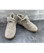 L. L. Bean Slippers Women 7 M Wicked Good Shoes Brown Shearling Moccasin... - €23,83 EUR