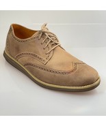 Sandro Moscoloni Shoes Wingtip Derby Tan Leather Mens Size 9 1/2D - £17.95 GBP