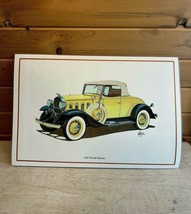 1932 Chevrolet Roadster Vintage 1970 Placemat Table Decor 17 x 12 - $33.99 CAD