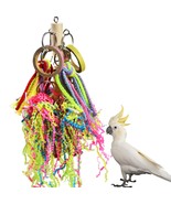 Kewkont Bird Parrot Toys Hanging chew Toys for African Grey Parrots, Coc... - $30.68