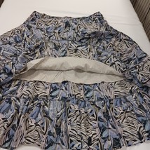 Style & Co. Women's Blue/Gray Cotton Pleated Pull On Casual Skirt Size 3X image 8