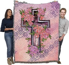 Pure Country Weavers Cross And Stargazer Blanket - Sympathy Bereavement Gift - £57.94 GBP