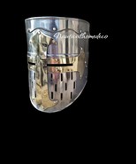 Medieval Templar Knight Steel Helmet, Fantasy SCA LARP Halloween Costume... - $169.00