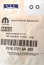 05183721AA Set of 2 A/C Line O-Ring for 2001-2010 Chrysler dodge Jeep - $16.78